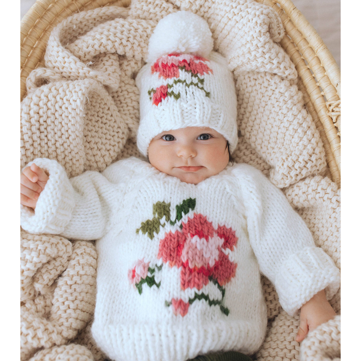Rose Crew Neck Sweater