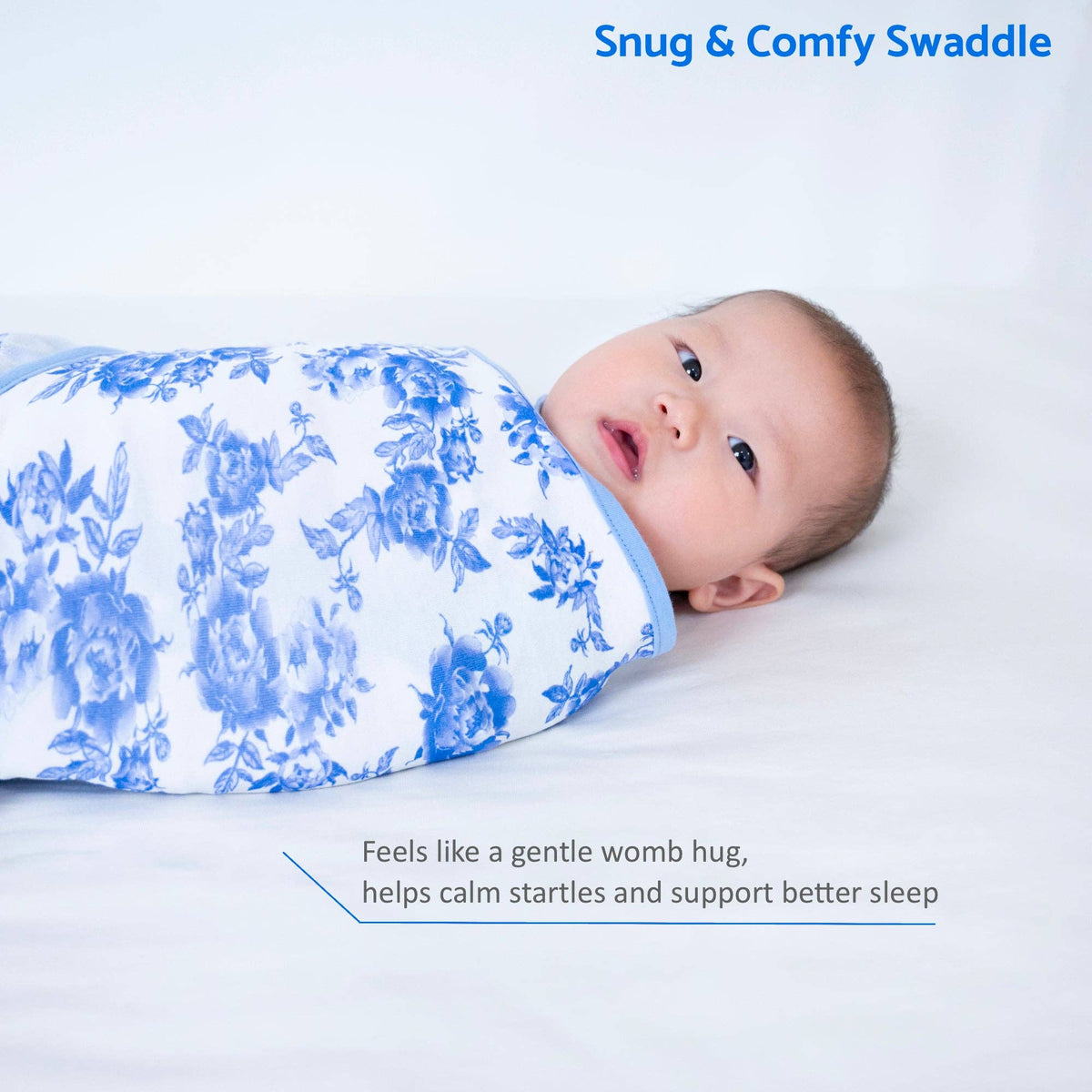 Peony for Your Thoughts — newborn swaddle sack