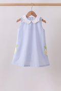 Lemon Blossom Seersucker Dress