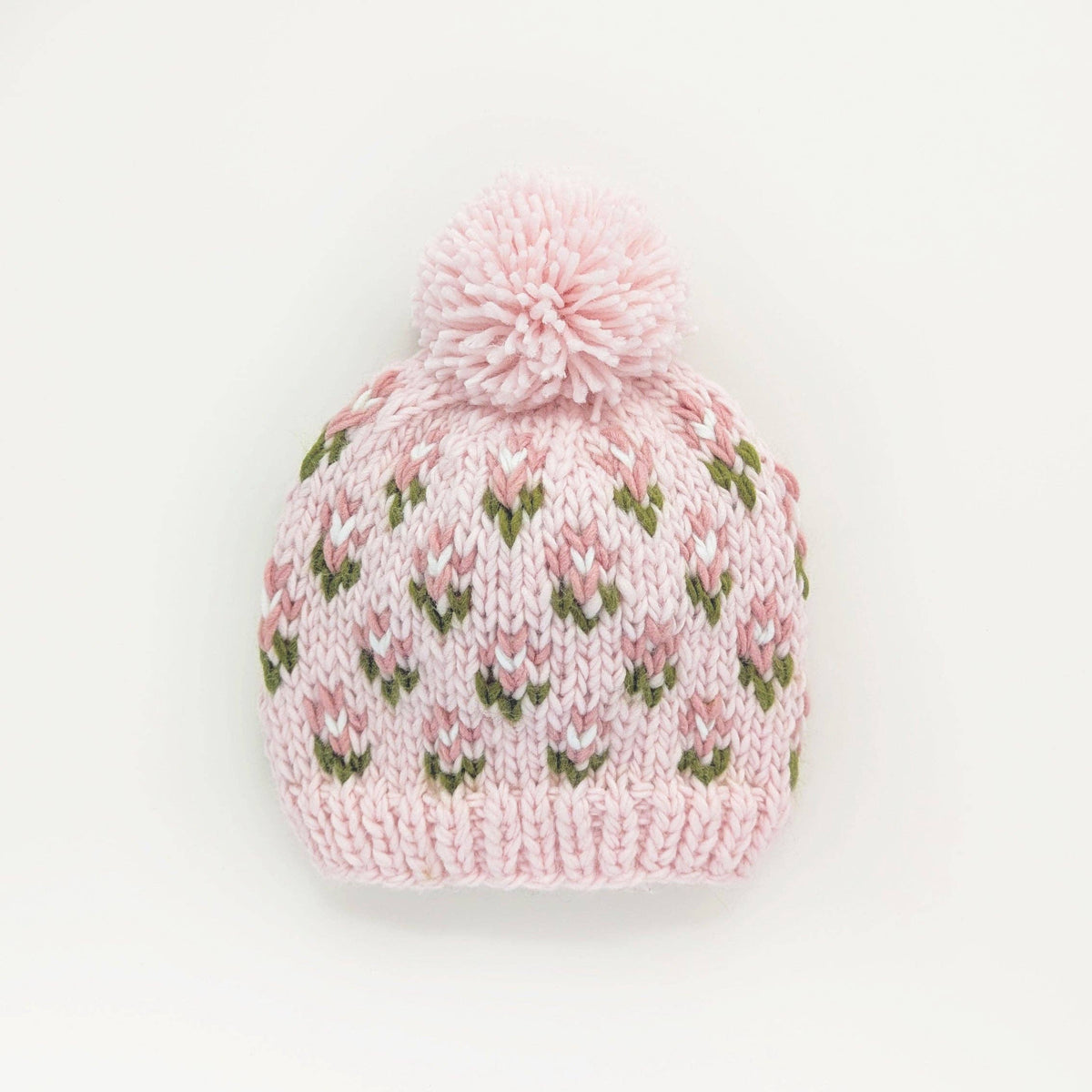Bitty Blooms Blush Beanie