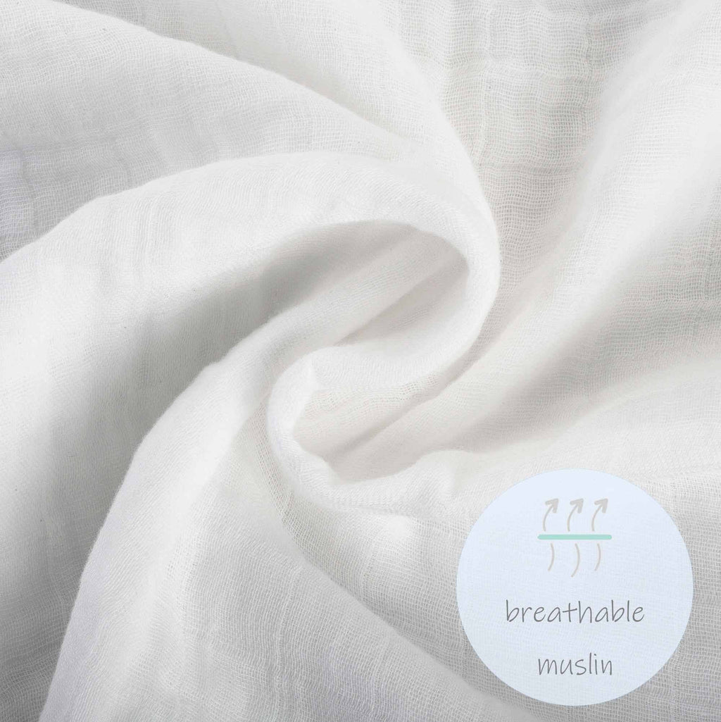 Hydrangea Muslin Swaddle Blanket