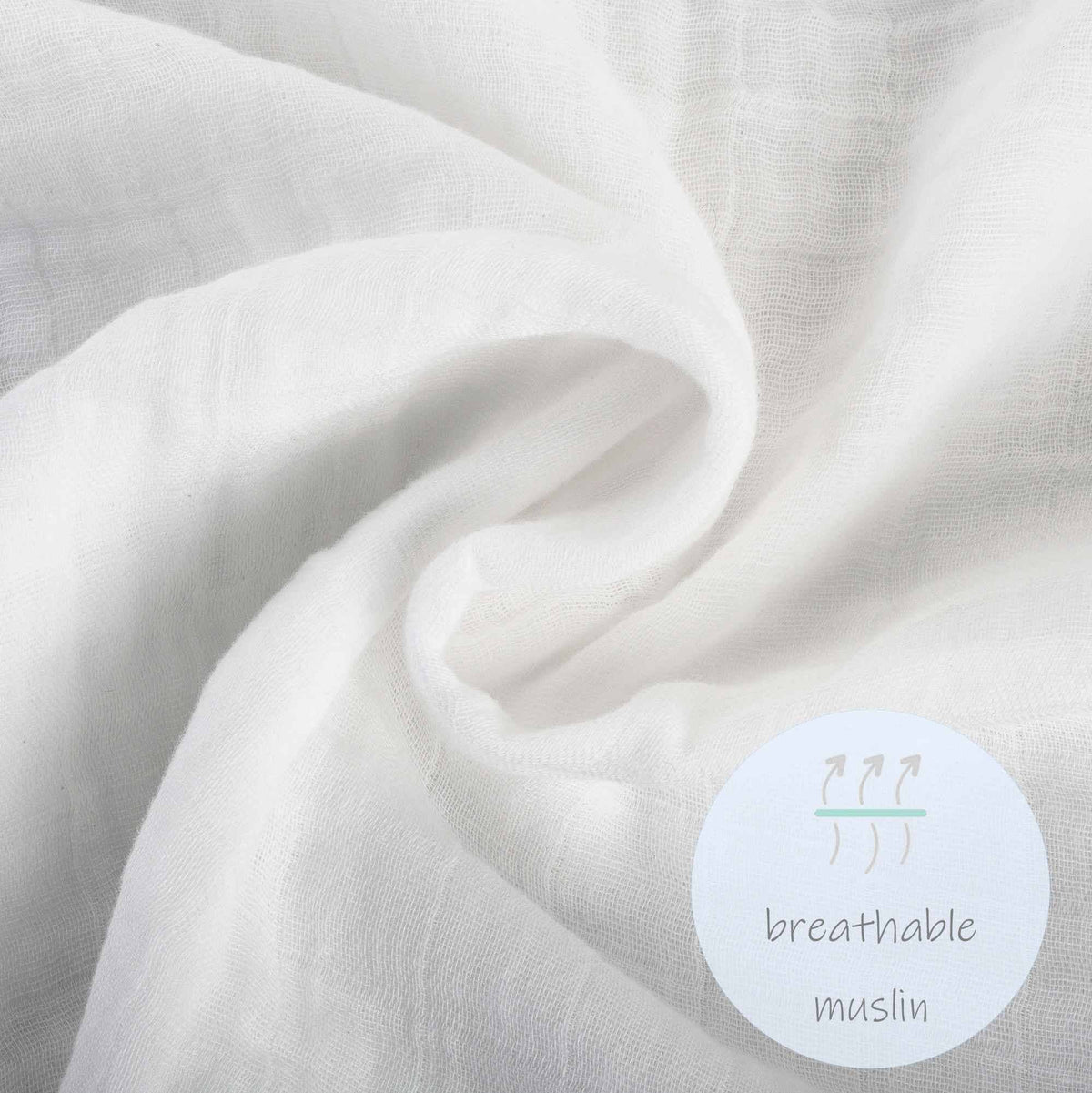 Hydrangea Muslin Swaddle Blanket